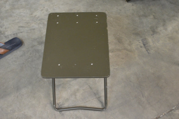 Genuine Military Portable Mobile Field Desk, Lockable with Stool NSN: 7110-00-267-1999