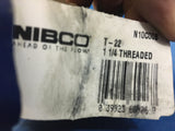 Nibco 1-1/4" Threaded Gate Valve P/N:T-22 NSN:4820-00-137-1728