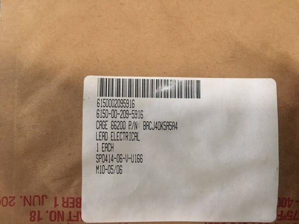 Military Spec Electrical Lead NSN:6150-00-209-5916