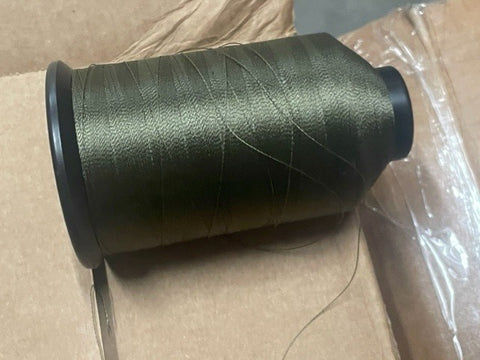 U.S MILITARY SPOOL OD NYLON MACHINE THREAD SOFT FINISH 900 YDS