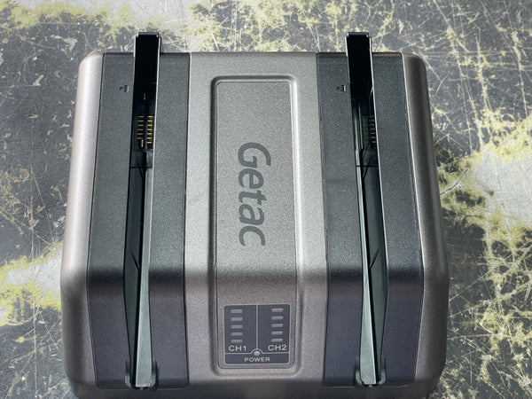 Getac AY-C431 Dual Bay Battery Charger Model No: GCMCU7 w/ Power Cord - NIB