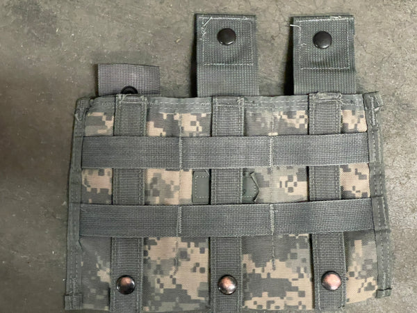 NEW!!! US Military Triple Three 3 Mag Magazine Pouch MOLLE ACU 3 X 30 ROUND GC