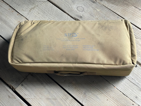 NEW!!! CAIRE SAROS 3000 Oxygen System Military Field + battery + accessories