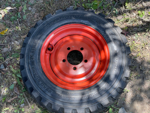 Set Of 4 GENUINE BOBCAT 5.70-12 Skid Steer Tires/wheels