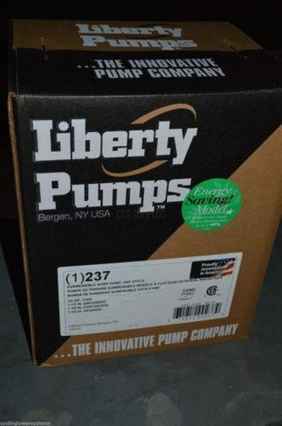 Water Pump, 1/3HP, Submersible, Liberty, New Warranty 230-Series