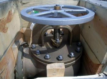 Milwaukee Valve Co. 8" Manual Stop Check Valve NSN:4820-00-184-9182 P/N:S4824-1385541