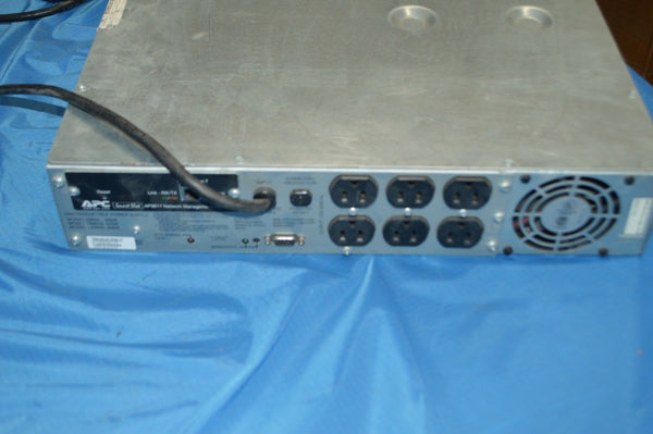 APC Smart-UPS 1400 Rackmount Uninterruptible Power Supply SU1400RM2U NSN: 6130DSINVERTE P/N: SU1400RMN2U