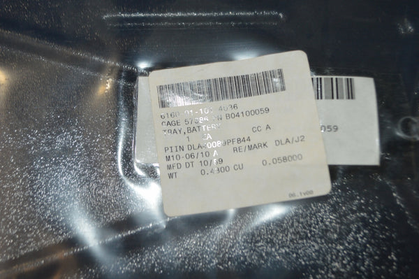 Military Spec Battery Tray 7.8" x 12" nsn: 6160-01-101-4036