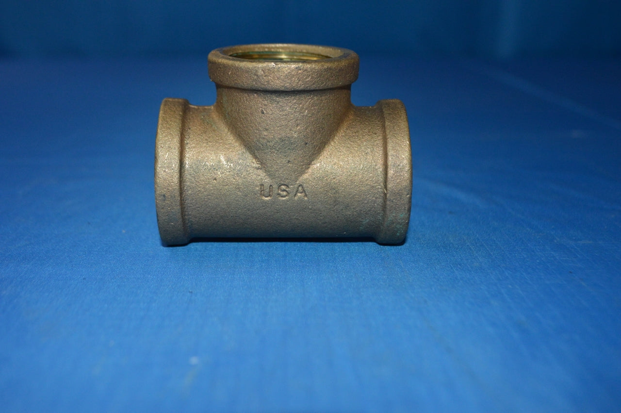 1" Copper Tee for Water Oil and Gas NSN;4730-01-126-0203 P/N:MS14305-6UA