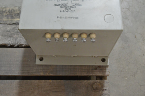 Power Sealed Transformer 120V/240V, 47-63HZ NSN 6120-01-251-1386 Model: CPD-315