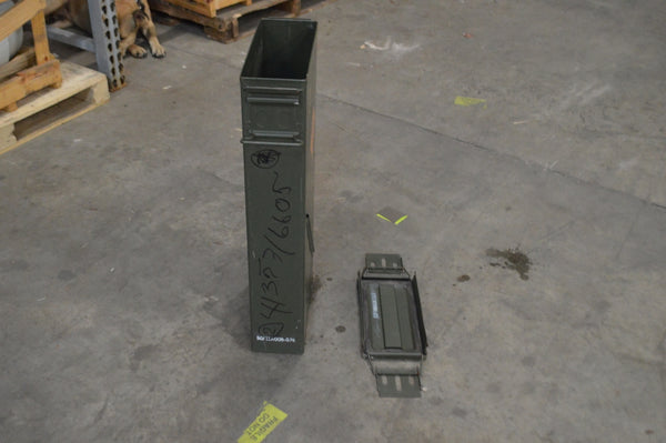 81mm Ammo Can M853A1 Tall Military Metal Can Genuine USGI EXCELLENT Condition NSN:1315-01-353-7617