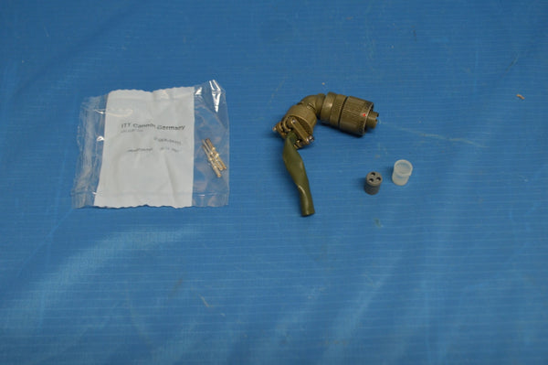 ITT Cannon CA310BE10SL-3P-B-F80 Connector Receptacle Military Mil Spec