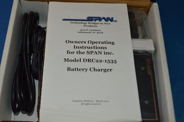 Battery Charger NSN:6130-01-481-5452 P/N:DRC22-1535U