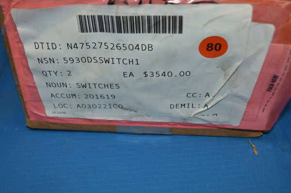 Gems Sensors FS-200/400 Shuttle Type Series Bronze Flow Switch, Inline NSN: 5930DSSWITCH1