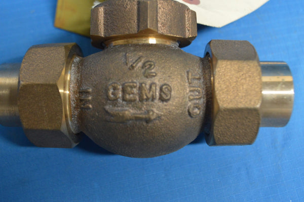 Gems Sensors FS-200/400 Shuttle Type Series Bronze Flow Switch, Inline NSN: 5930DSSWITCH1