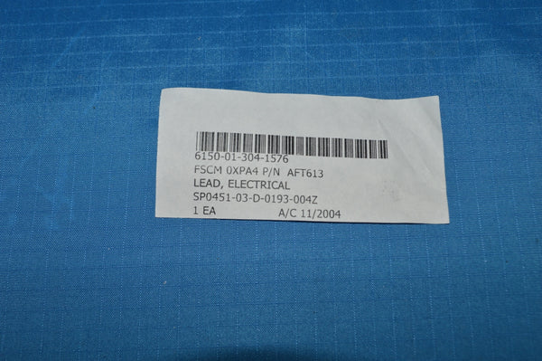 AFT613 Electrical Lead NSN:6150-01-304-1576 P/N:AFT613