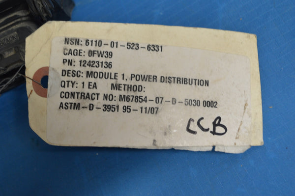 Module 1 Power Distribution Module NSN:6110-01-523-6331 P/N:12423136