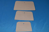 Bondo 357 Self-Cleaning Plastic Spreader Set, Assorted Sizes, 3-Pack NSN:5120-01-412-5652 P/N:357