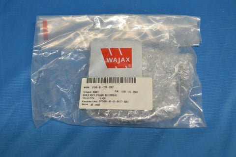NOS Military Cable Assembly,Power,Electrical, NSN:6150-01-220-3267 P/N:S101-25-2968