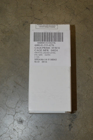 Liquid Level Switch NSN: 6680-01-533-4276 P/N: 162795