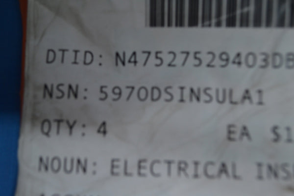 Hubbell HBL360R4W Pin and Sleeve IEC Receptacle, 2 Pole, 3 Wire, 60 amp, 125V NSN: 5970DSINSULA1
