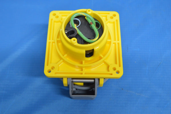 Hubbell HBL360R4W Pin and Sleeve IEC Receptacle, 2 Pole, 3 Wire, 60 amp, 125V NSN: 5970DSINSULA1