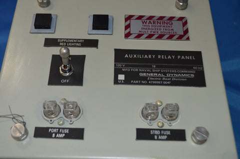 Power Distribution Panel NSN: 6110-01-141-5283 P/N: 303-4788987 ITEM 1-A