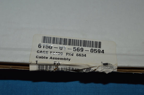 3/0 AWG Flex-A-Prene Welding/Battery Cable - Black - Made in USA 48" With Lugs NSN: 6150-01-569-0594 | Model: 1531970