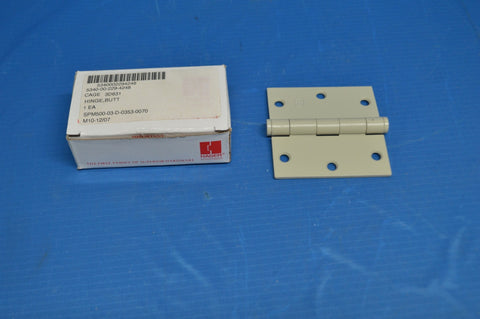 Butt Hinge Antique Bronze Holes 3.5 x 3.5 Hager RC1741 Full Mortise NSN:5340-00-229-4248 P/N:MS27956-55