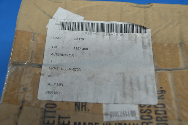 Lombardini Alternator 14V 45A Model AAK4580 NSN:2920-01-388-4638 P/N:1157-360