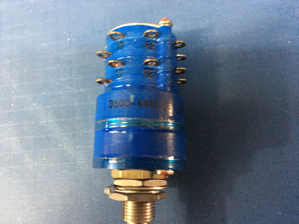Cole Instrument Rotary Switch NSN:5930-01-359-4851 Model:3600-4411-5