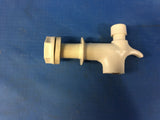 NEW!!! 3/4" Reid Valve Replacement Water Spigot Dispenser, White Aqua H2O Jug NSN: 4510-00-277-9569 P/N: FF-1S-BLK