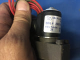 NOS 24V 3/8'' 3 Way 30-150PSI Aluminum Solenoid Air Valve Model:375-02-087-37 NSN:4810-01-287-7801 P/N:3750208137