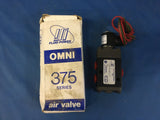 NOS 24V 3/8'' 3 Way 30-150PSI Aluminum Solenoid Air Valve Model:375-02-087-37 NSN:4810-01-287-7801 P/N:3750208137