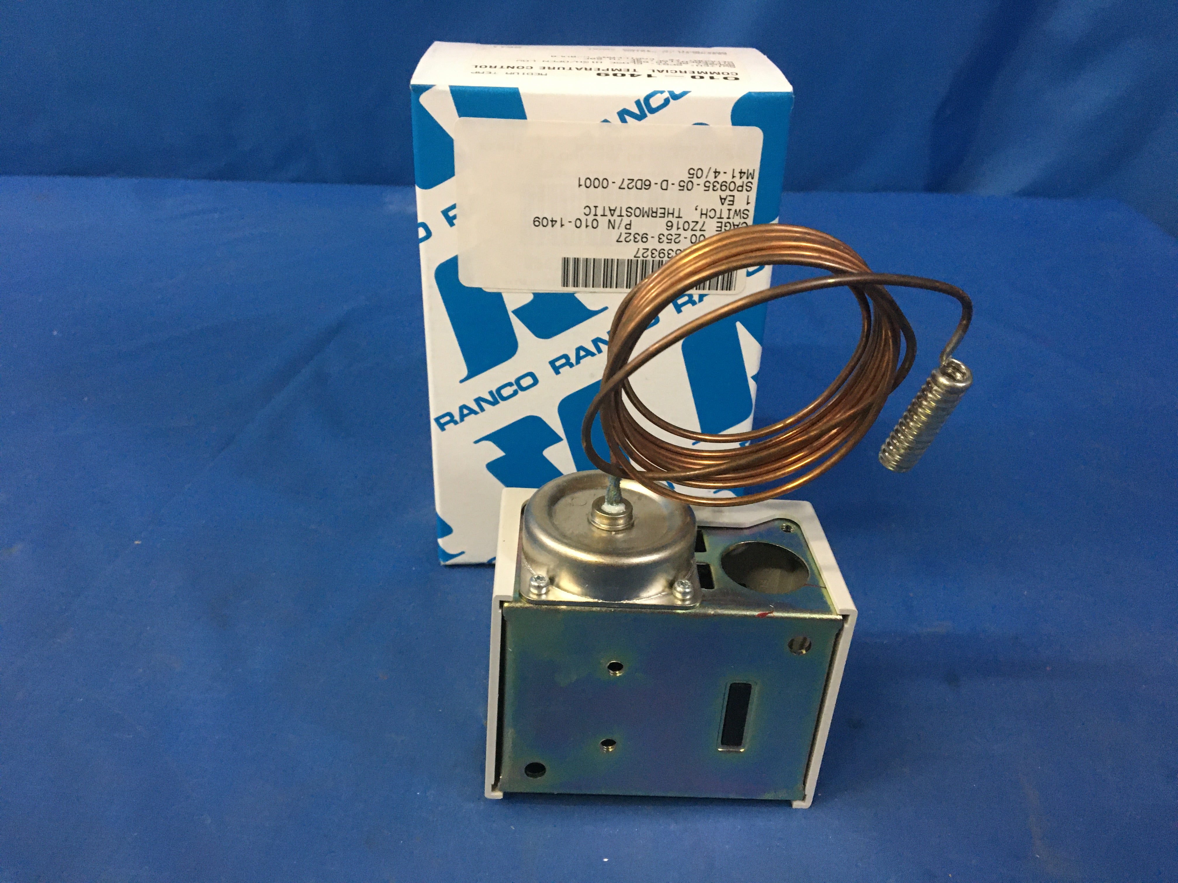 Ranco 010-1409 Temperature Control 0 To 55 F Opens Low Cap 72