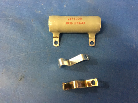 Ward Leonard 25F5000 Inductive Wire Wound Fixed Resistor NSN:5905-00-158-6766 Model:25F