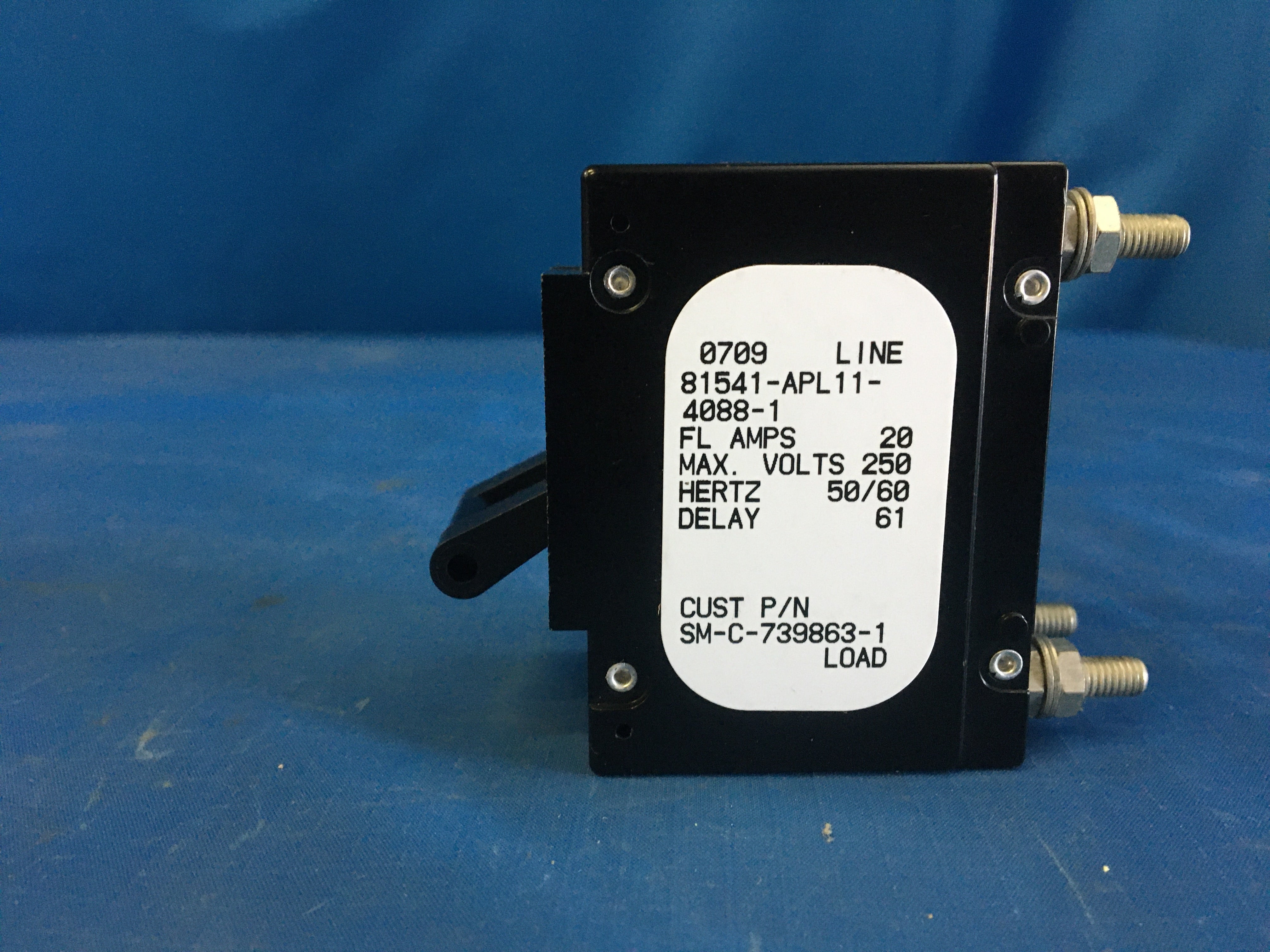 Airpax Circuit Breaker P/N: APL-11-4088-1 NSN: 5925-01-123-2045