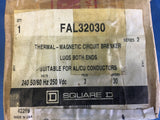 NEW!!! Square D FAL32030,30 Amp 3 P 240V Thermal-Magnetic Circuit Breaker Model:FAL32030 NSN: 5925-00-506-6130