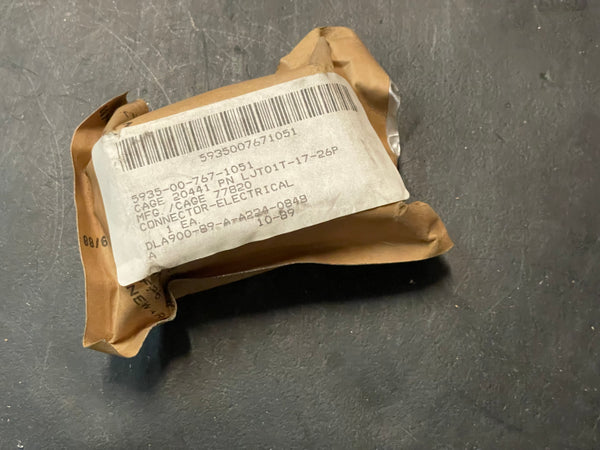 Amphenol LJT01T-17-26P Electrical Plug Connector NSN:5935-00-767-1051
