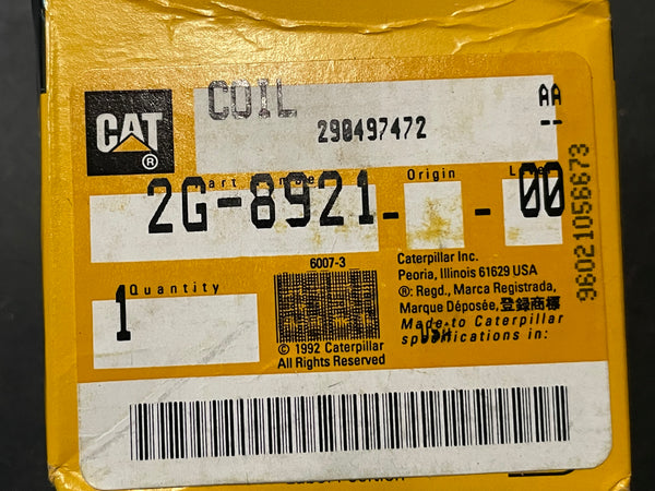 Caterpillar 2G-8921 Electrical Coil NSN:5950-01-094-8126