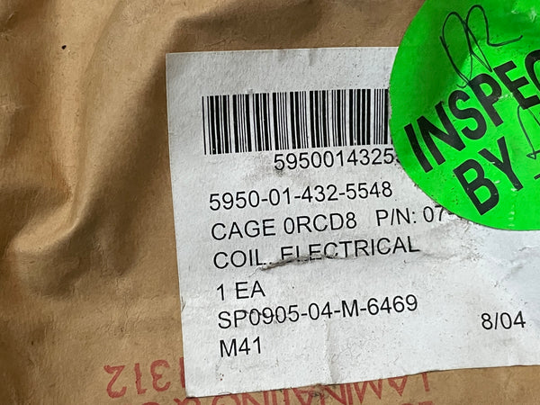 Delta Power 07-3077 Electrical Coil NSN:5950-01-432-5548