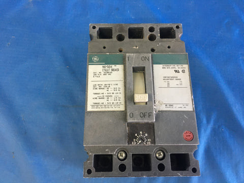 TEC36100 General Electric 600V 100A Mag-Break TEC Circuit Breaker Molded Case