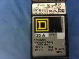 Square D FY14020A Circuit Breaker 1P/20A/277V