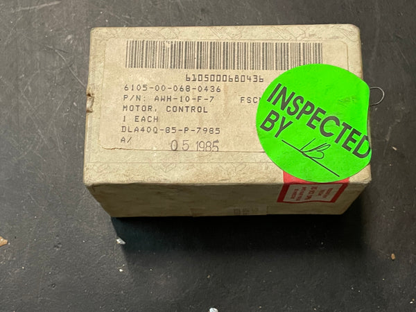 Moog Inc AWH-10-F-7 Control Motor NSN:6105-00-068-0436