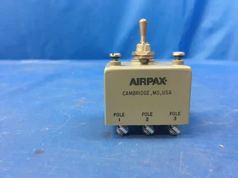 Airpax AP-116-1RC-20776-1 Circuit Breaker 2.5A/240V/3P NSN:5925-01-227-5536