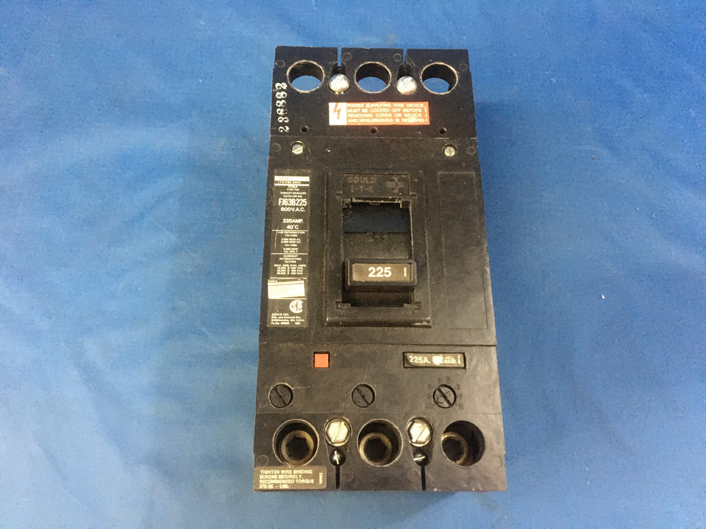Gould ITE FJ63B225 Circuit Breaker 225A 600VAC 3P
