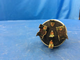 Pollak 2-Position Ignition Rotary Switch,On-Off P/N:31-291 NSN:5930-01-336-3013