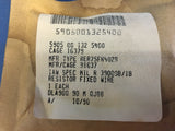 Military Specifications RER75FR402R NOS Fixed Resistor Wire Wound  .402 OHMS 30W NSN:5905-00-132-5400