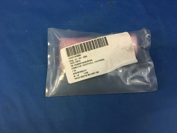 LEH Corp HGMO92FDA2B34E009 Electrical Receptacle Connector for F-16 ACFT NSN:5935-01-191-8265 Model:C55203A934