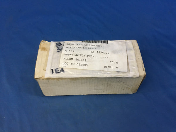 NOS David Clark 40597G-03 Push Switch for An/tsq-17 (v) 1 NSN:5930-01-457-8317